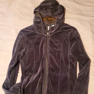 Puma black velvet jacket